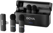 BOYA BY-V4U WIRELESS 4 PERSON 4-CHANNEL MINI LAVALIER USB-C 2.4GHZ MICROPHONE