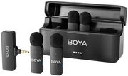 BOYA BY-V4 WIRELESS 4 PERSON 4-CHANNEL MINI LAVALIER 3.5MM FOR CAMERA 2.4GHZ MICROPHONE