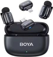 BOYA MINI IPHONE LIGHTNING &amp; TYPE-C - 2,4GHZ 2MIC WIRELESS MICROPHONE WITH CHARGING BOX