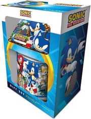 PYRAMID PYRAMID SEGA: SONIC THE HEDGEHOG - MUG, COASTER KEYCHAIN GIFT SET