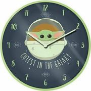 PYRAMID PYRAMID STAR WARS: THE MANDALORIAN CUTEST IN THE GALAXY WALL CLOCK