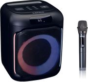 LENCO PA-101BK PARTY SPEAKER 100W ΜΕ BLUETOOTH ΑΣΥΡΜΑΤΟ ΜΙΚΡΟΦΩΝΟ ΚΑΙ ΦΩΤΙΣΜΟ LED