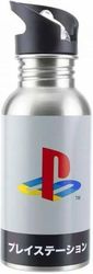 PALADONE PALADONE: PLAYSTATION - HERITAGE METAL WATER BOTTLE (WITH STRAW) (480ML)