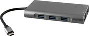 NSP NSP N17 USB-C HUB 10 ΣΕ 1 (8340277) TYPE-C ΣΕ VGA ΜΕ AUDIO RJ45 PD SDXC/SD 3.0 3 USB 3.0 HDMI 4K