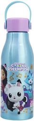 STOR STOR: GABBY DOLLHOUSE - FLEXI HANDLE ALUMINIUM BOTTLE (760ML) (21261)