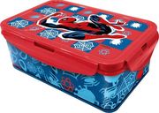 STOR: MARVEL: SPIDERMAN RECTANGULAR FOOD CONTAINER WITH REMOVABLE COMPARTMENTS (1190ML)