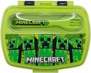 STOR: MINECRAFT - FUNNY SANDWICH BOX WITH CUTLERY (40409)