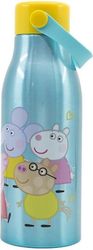 STOR STOR: PEPPA PIG CORE 2022 - FLEXI HANDLE ALUMINIUM BOTTLE (760ML) (13961)