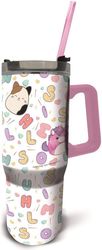 STOR STOR: SQUISHMALLOWS - DW INSULATED STAINLESS STEEL XL RAMBLER MUG (940ML) (75883)