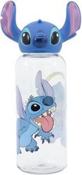 STOR: STITCH FLOWERS - 3D FIGURINE BOTTLE (560ML) (74860)
