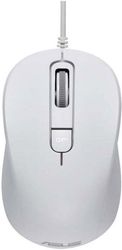 ASUS MOUSE OPTICAL MU101C WIRED BLUE RAY MOUSE WHITE