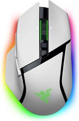 RAZER RAZER BASILISK V3 PRO 35K WHITE WIRELESS MOUSE - OPTICAL SWITCHES - TILT WHEEL - 11 BUTTONS