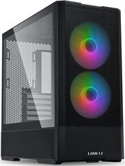 LIAN LI LANCOOL 207 BLACK - ATX PC CASE (4 FANS) 2 X FRONT 140 ARGB PWM &amp; 2 BOTTOM 120 PWM REVERSE