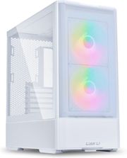 LIAN LI LIAN LI LANCOOL 207 WHITE - ATX PC CASE (4 FANS) 2 X FRONT 140 ARGB PWM &amp; 2 BOTTOM 120 PWM REVERSE