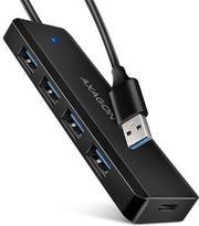AXAGON AXAGON HUE-C1A 4X USB3.2 GEN 1 TRAVEL HUB USB-C POWER IN W. 20CM TYPE-A CABLE