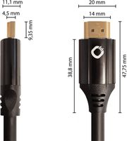 OEHLBACH OEHLBACH BLACK MAGIC MKII ΚΑΛΏΔΙΟ HDMI 2.1 48GBPS 8K/60HZ 1.5M ΓΙΑ PS5, XBOX BLACK