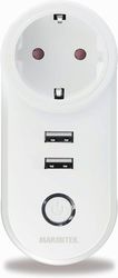 MARMITEK MARMITEK POWER SI SMART PLUG ΜΕ 2 USB