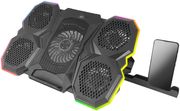 ESPERANZA EGC107 RGB ILLUMINATED GAMING NOTEBOOK COOLING PAD WITH MOBILE PHONE STAND BREVA