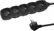 ESPERANZA ELK208K POWER STRIP 5 ΜΠΡΙΖΕΣ 3M BLACK