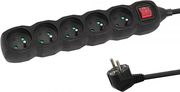 ESPERANZA ELK216K POWER STRIP 5 ΜΠΡΙΖΕΣ ΜΕ ΔΙΑΚΟΠΤΗ 5M BLACK