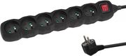 ESPERANZA ELK218K POWER STRIP 6 ΜΠΡΙΖΕΣ ΜΕ ΔΙΑΚΟΠΤΗ 3M BLACK
