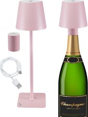 BEPER ΕΠΙΤΡΑΠΕΖΙΟ ΕΠΑΝΑΦΟΡΤΙΖΟΜΕΝΟ LED ΦΩΤΙΣΤΙΚΟ ΡΟΖ ΧΡΩΜΑ BEPER P201UTP125