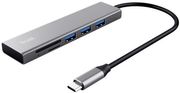 TRUST TRUST HALYX FAST USB-C HUB &amp; CARD READER