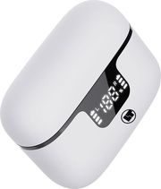 LAMTECH BT5.3 EARBUDS ANC &amp; 4MIC ENC WITH LED CHARGING CASE WHITE LAM113041