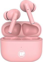 LAMTECH BLUETOOTH 5.0 TWS EARPHONES WITH CHARGING DOCK PINK LAM112839