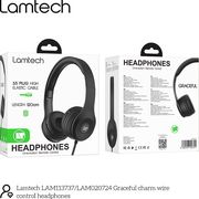 LAMTECH LAMTECH EXTRA BASS STEREO HEADPHONES WITH MIC BLACK LAM020724