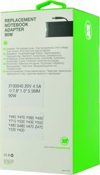 LAMTECH LAMTECH NOTEBOOK ADAPTER 90W LENOVO 20V4,5A 7,8X1,0X5,5MM LAM100040