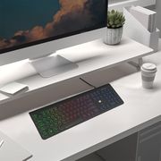 LAMTECH LAMTECH RAINBOW WIRED USB KEYBOARD WITH ROUND KEYS LAM113058