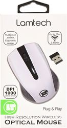 LAMTECH LAMTECH 2,4G WIRELESS MOUSE WHITE LAM021271