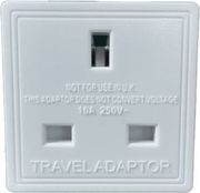 LAMTECH LAMTECH EU SCHUKO TO UK 16A TRAVEL ADAPTER LAM113300