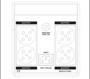 LAMTECH LAMTECH UPS WITH AVR 1500V ,CPU 2X12V9AH,4 SCHUKO SOCKET LAM113867