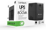 LAMTECH LAMTECH UPS WITH AVR 800V,CPU 12V9AH 2 SCHUKO SOCKET LAM041300