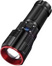 CLEVER CLEVER ΦΑΚΟΣ ΕΠΑΝΑΦΟΡΤΙΖΟΜΕΝΟΣ LED ΜΕ ZOOM ΑΛΟΥΜΙΝΙΟΥ ΜΑΥΡΟΣ 020091