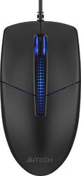 A4TECH MOUSE N-530S DUST-RESISTANT BACKLIT SILENT USB BLACK