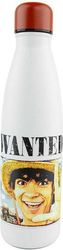 CINEREPLICAS CINEREPLICAS ANIMATION: ONE PIECE - WANTED LUFFY STAINLESS WATER BOTTLE (CR4092)