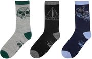 CINEREPLICAS CINEREPLICAS MOVIES: HARRY POTTER - DEATHLY HALLOWS SOCKS (SET OF 3) (CR1605)