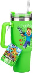 PALADONE: MINECRAFT - GREEN 900ML MULTIWAY TRAVEL CUP STRAW (PP14600MCF)