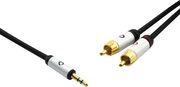 OEHLBACH OEHLBACH I-CONNECT J ΚΑΛΩΔΙΟ ΗΧΟΥ ΦΟΡΗΤΗΣ ΣΥΣΚΕΥΗΣ 3.5MM JACK - 2 X RCA 3M BLACK (ΤΕΜΑΧΙΟ)