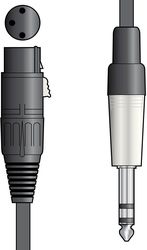 CHORD XF-S6J150 ΚΑΛΩΔΙΟ ΗΧΟΥ XLR FEMALE - 6.3MM TRS JACK PLUG 1.5M (ΤΕΜΑΧΙΟ)