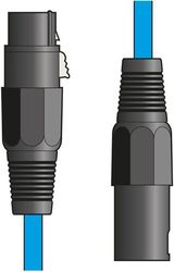 XF-XM300BL ΚΑΛΩΔΙΟ ΜΙΚΡΟΦΩΝΟΥ XLR FEMALE - XLR MALE 3M ΜΠΛΕ