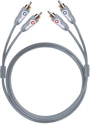 OEHLBACH OEHLBACH LF AUDIO RCA CABLE 2XRCA - 2XRCA 1M ANTHRACITE (ΤΕΜΑΧΙΟ)