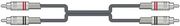 CHORD CHORD 2R-2R300 ΚΑΛΩΔΙΟ ΉΧΟΥ 2 X RCA - 2 X RCA 3.0M (ΤΕΜΑΧΙΟ)