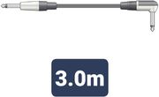 M6J-90J300 ΚΑΛΩΔΙΟ ΚΙΘΑΡΑΣ ΣΕ ΟΡΘΗ ΓΩΝΙΑ 6.3MM MONO JACK PLUG - 6.3MM MONO JACK PLUG 3M (ΤΕΜΑΧΙΟ)