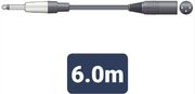 CITRONIC M6J-XM600 ΚΑΛΩΔΙΟ ΉΧΟΥ 6.3MM MONO JACK PLUG - XLR MALE 6M (ΤΕΜΑΧΙΟ)