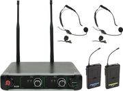 CHORD CHORD SU20-B-BY COMPACT DUAL UHF ΜΙΚΡΟΦΩΝΟΥ (ΣΕΤ)