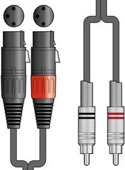 CHORD CHORD 2R-2XF300 KΑΛΩΔΙΟ ΉΧΟΥ 2 X XLR FEMALE - 2 X RCA PLUGS 3M (ΤΕΜΑΧΙΟ)
